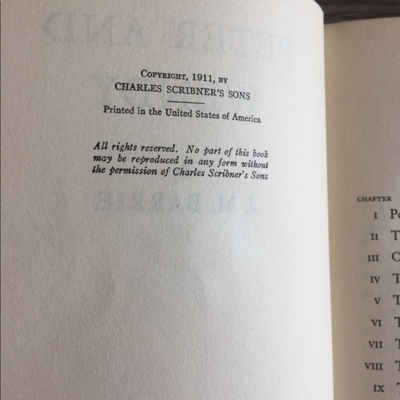 1911 Peter and Wendy, J.M. Barrie - Picture 14 of 15